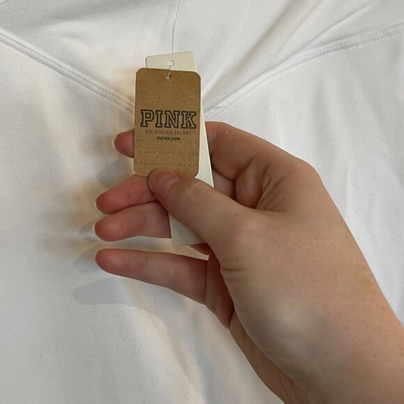 NWT Pink Victorias Secret Skirt White Crossover Waist - Picture 11 of 13